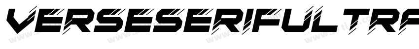 VerseSerifUltrabold 字体转换